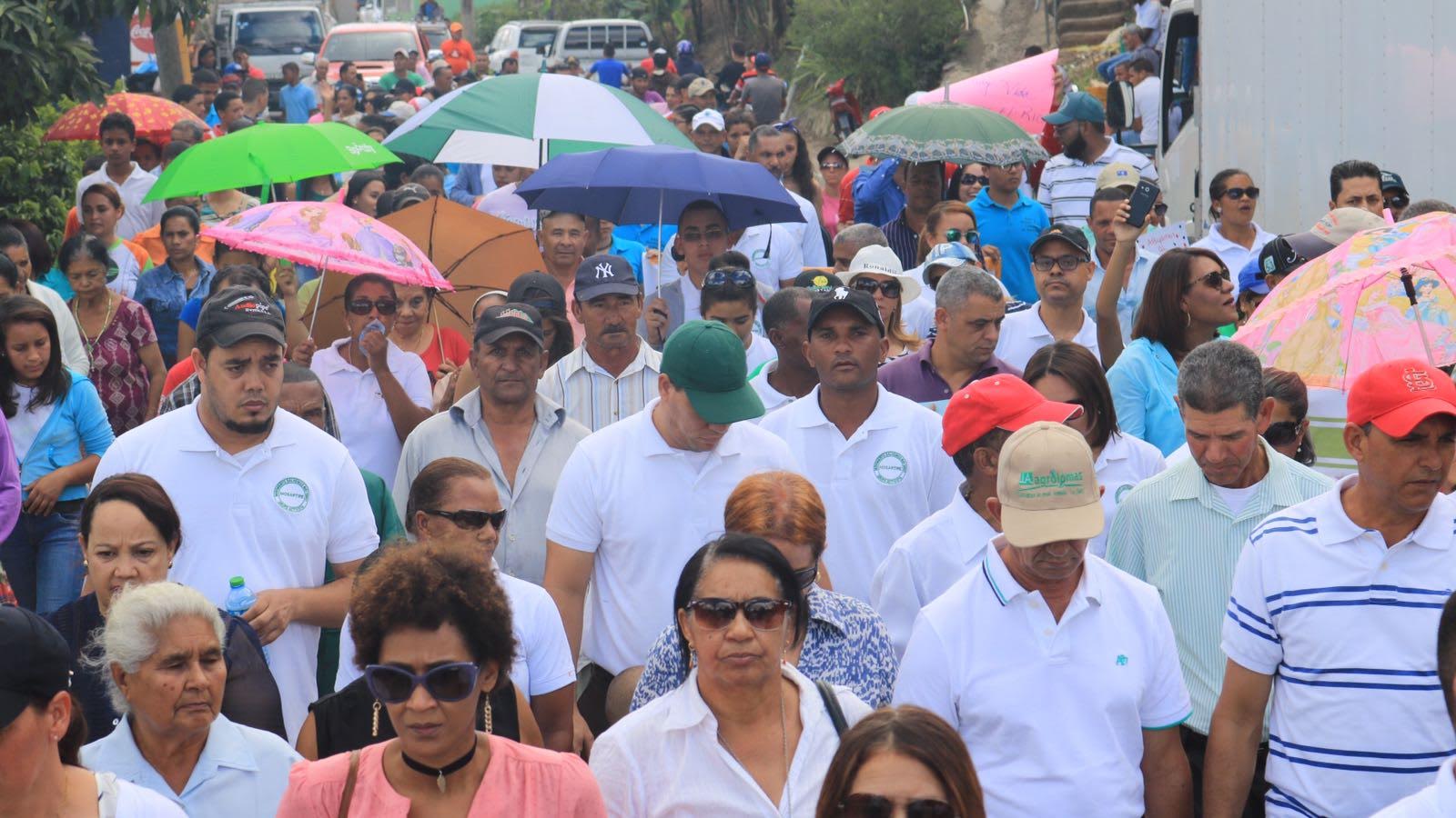 Otra vista de la manifestación.
