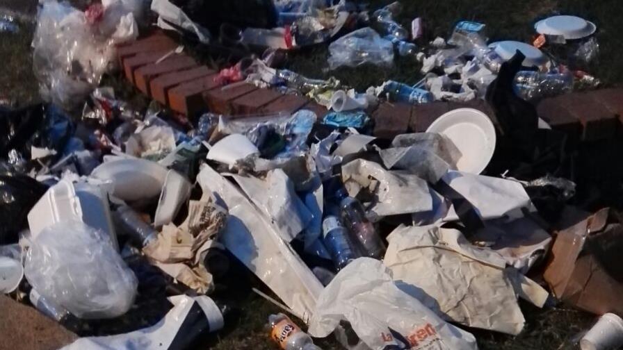 Así quedó el Mirador...