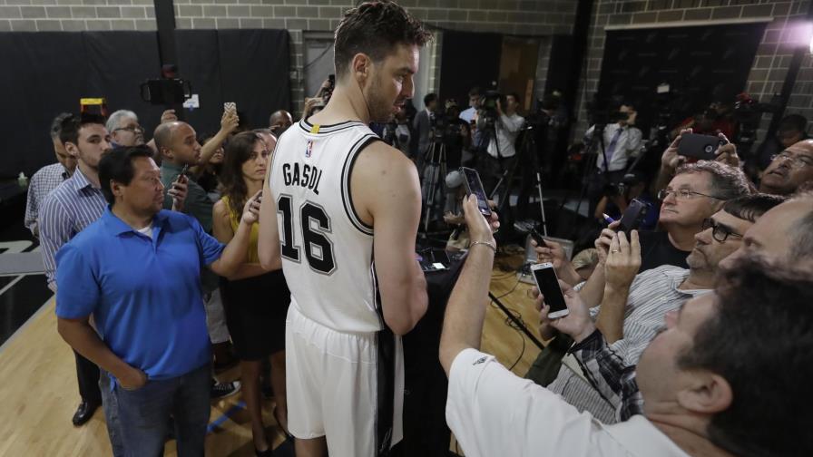 Pau Gasol enfrenta un nuevo reto con los Spurs de San Antonio