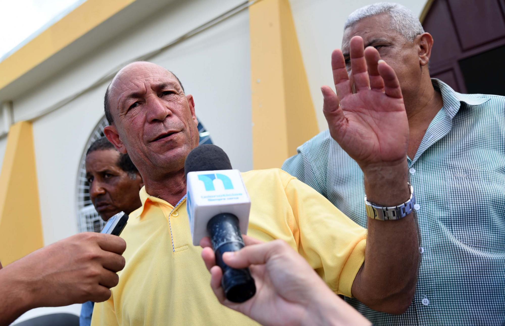 Santiago Rodríguez, uno de los voceros del paro.