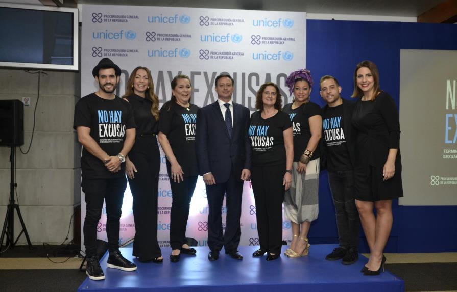 UNICEF y Procuraduría lanzan campaña  “No hay excusas” 