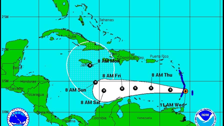 Se forma tormenta Matthew sobre las Antillas Menores