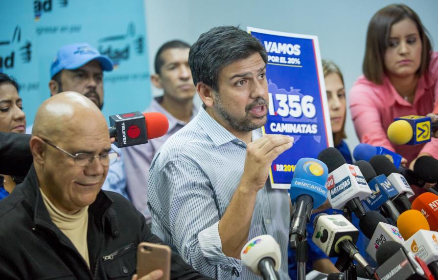 Oposición venezolana detalla plan para conseguir el 20 % de apoyos para el revocatorio 