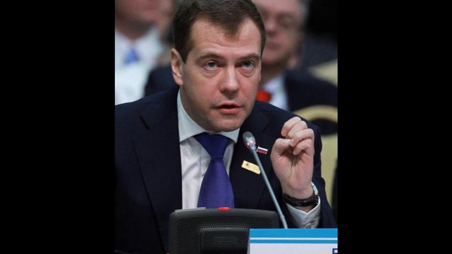 Medvédev pronostica el final de la recesión en Rusia al comienzo de 2017