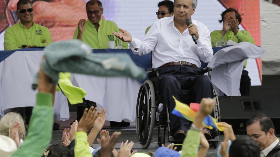 Lenin Moreno, candidato oficialista en Ecuador: “todo es motivo de felicidad”