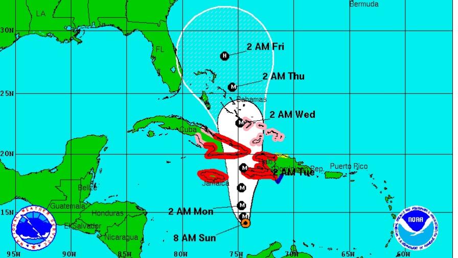 Haití, Jamaica y Cuba se preparan para el poderoso huracán Matthew 