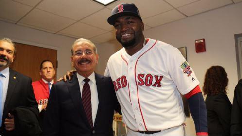 Boston despide a David Ortiz; presidente Medina estuvo presente