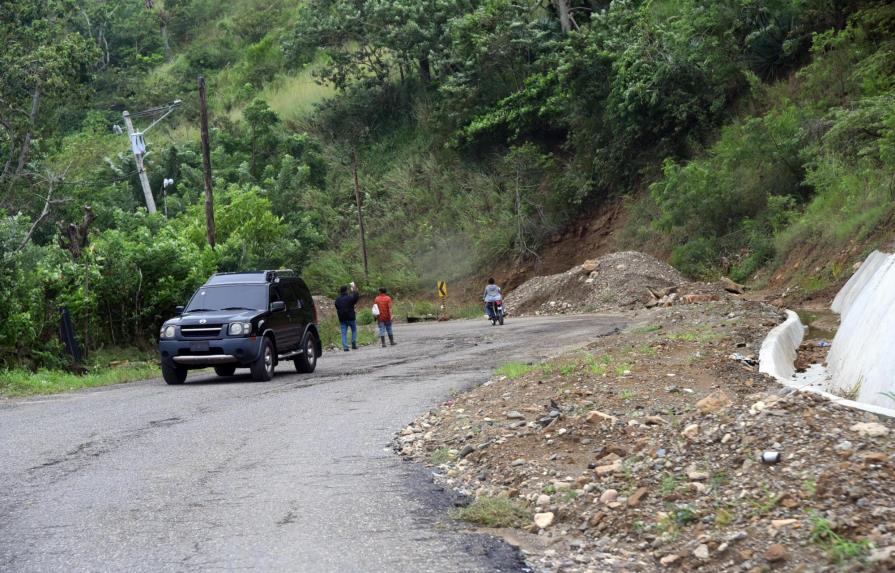 Paralizan trabajos de reconstrucción en la carretera Santiago-Puerto Plata 