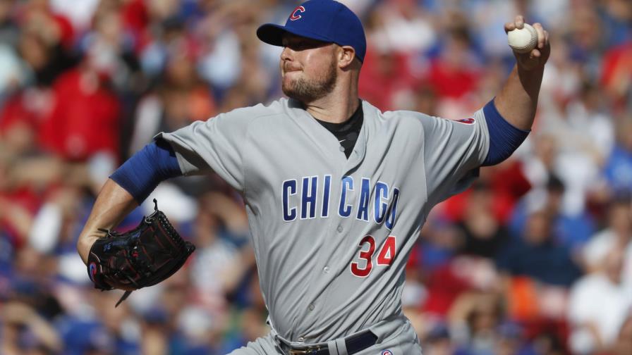 Jon Lester tendrá la responsabilidad del primer partido de los Cachorros en postemporada
