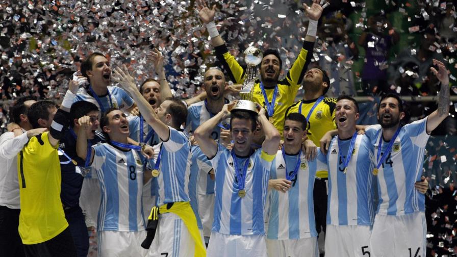 Argentina gana su primera corona mundial en fútbol sala