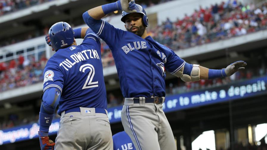 Bautista empuja cuatro, Toronto gana el primer partido de la Serie Divisional de la Liga Americana Bautista empuja cuatro, Toronto gana el primer partido de la Serie Divisional de la Liga Americana