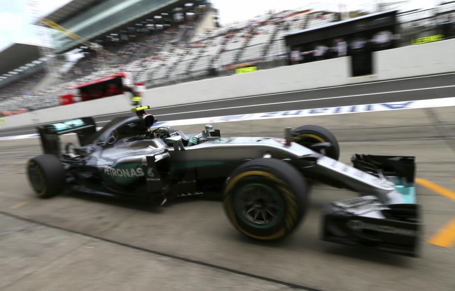 Nico Rosberg, el más veloz en primeros entrenos del Gran Premio de Japón 
