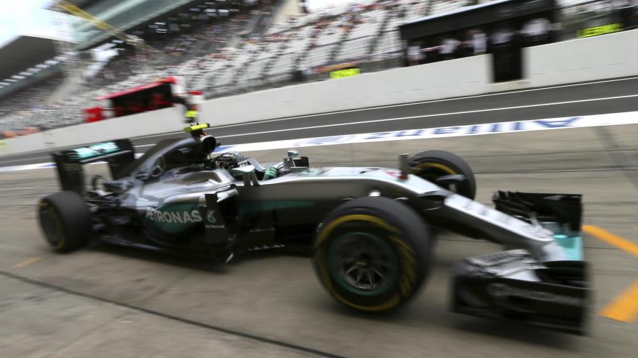 Nico Rosberg, el más veloz en primeros entrenos del Gran Premio de Japón 