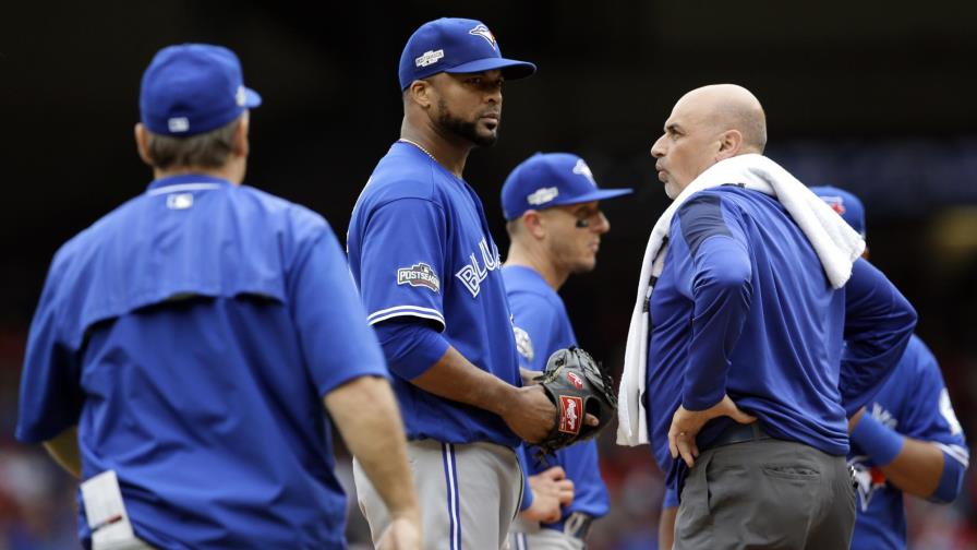 El lanzador dominicano Francisco Liriano es baja para Toronto