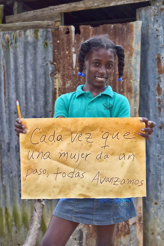 Fotografía sin fecha cedida por Plan International, tomada por la dominicana Flor E. Zapata Santana, ganadora del segundo premio de la categoría abierta en la V edición del concurso fotográfico Por ser niña.