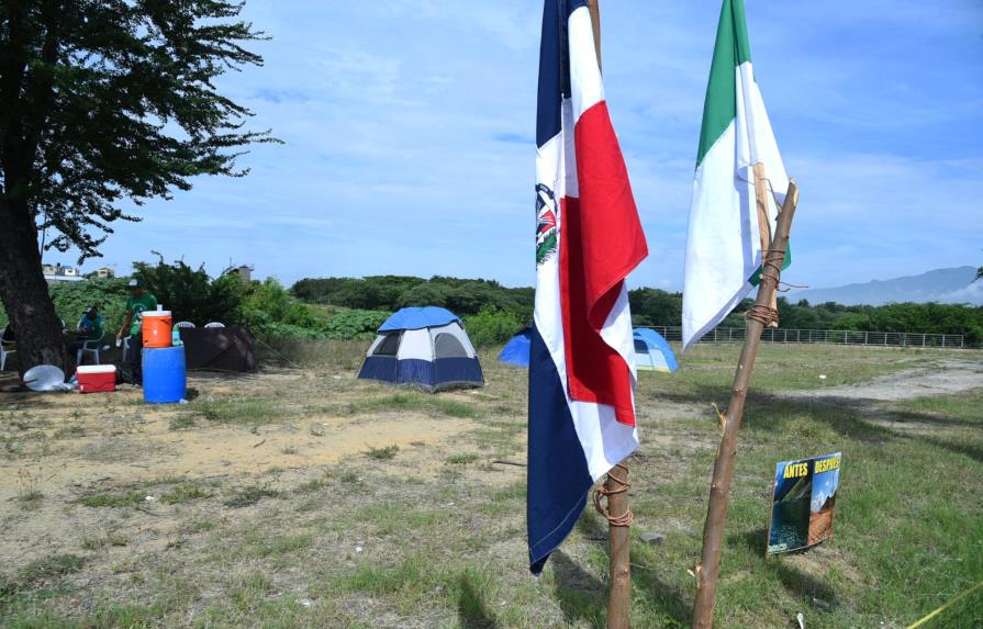 Instalan campamento a favor del río Yaque del Norte