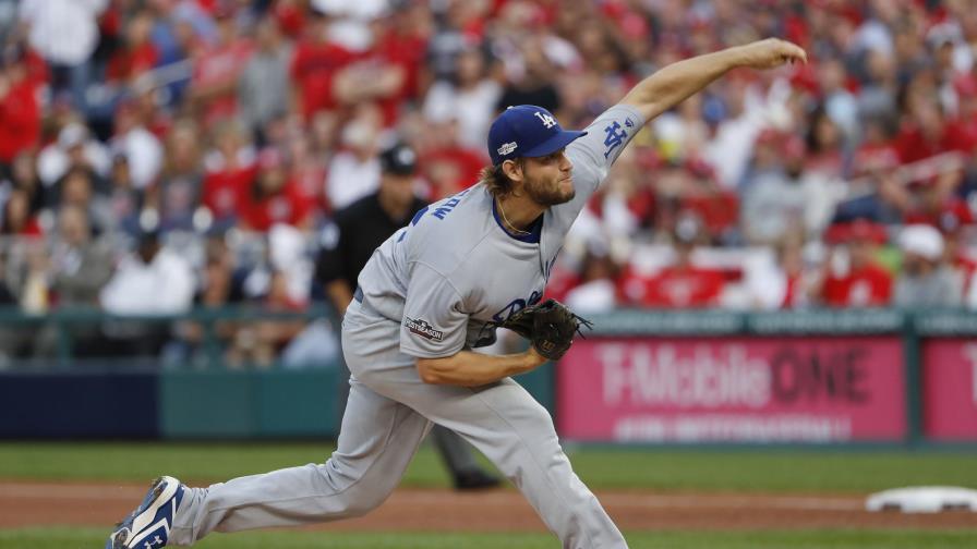 Kershaw abre esta tarde por los Dodgers de los Ángeles 