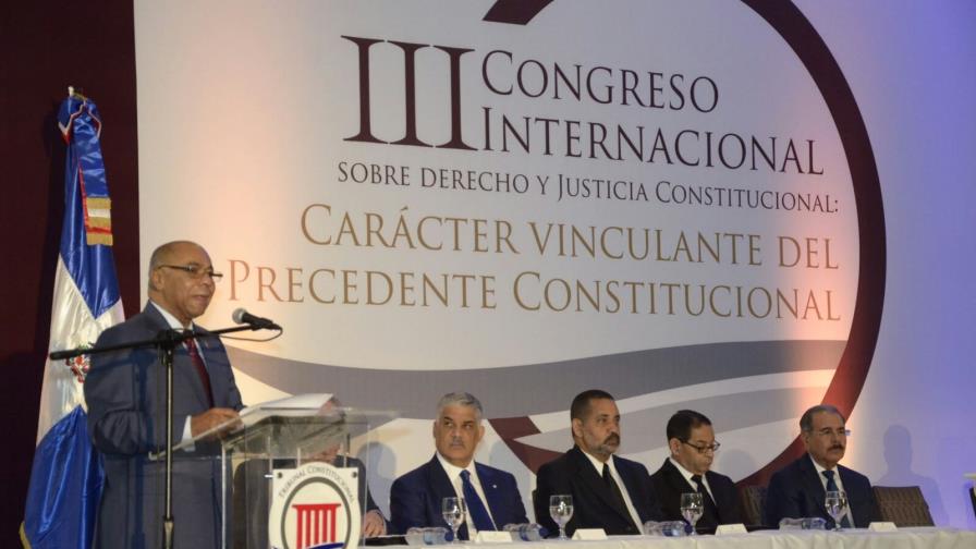Danilo encabeza apertura de congreso sobre derecho y justicia constitucional