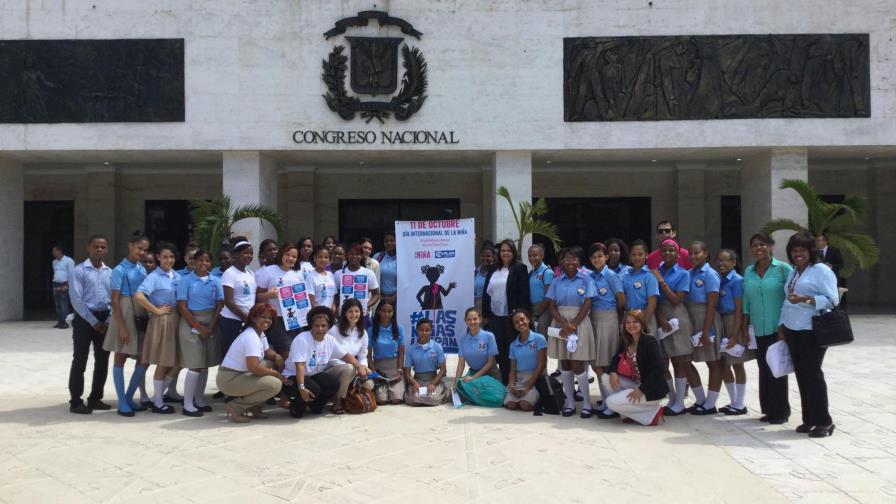 Niñas piden al Congreso Nacional la eliminación del matrimonio infantil