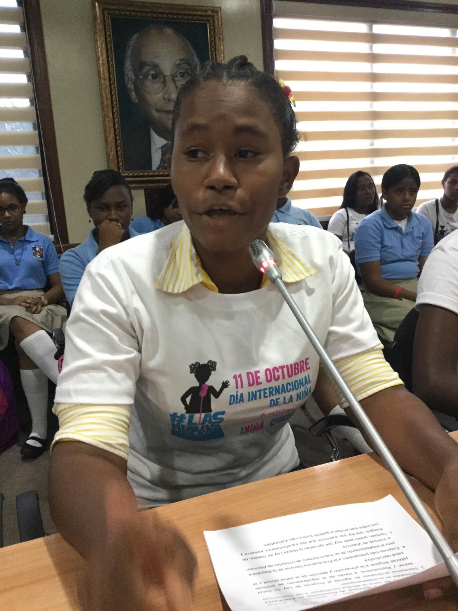 La joven Alicia Alcántara