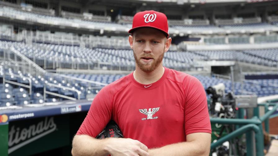 Stephen Strasburg no estaría disponible para serie campeonato de la Liga Nacional 