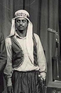 Wilfrido, disfrazado como un beduhino.