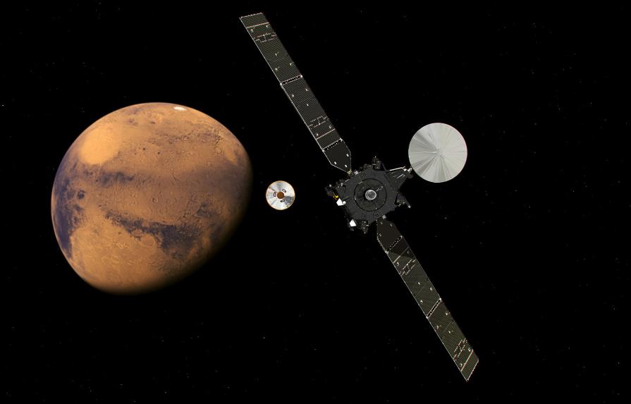 “Orbitador de Gases Traza” se separa del módulo de descenso Schiaparelli con rumbo a Marte