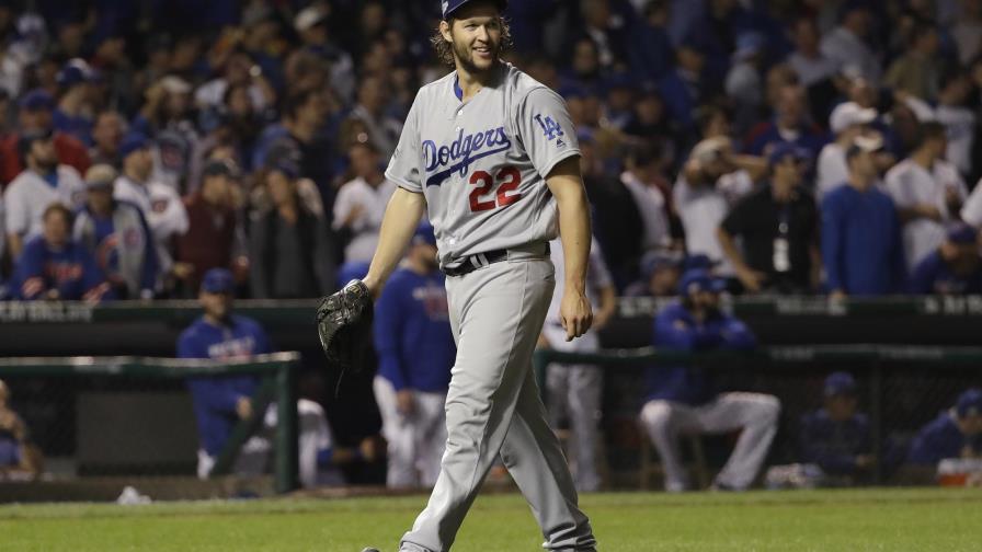 Con un Kershaw magistral, Dodgers blanquea a Cachorros 