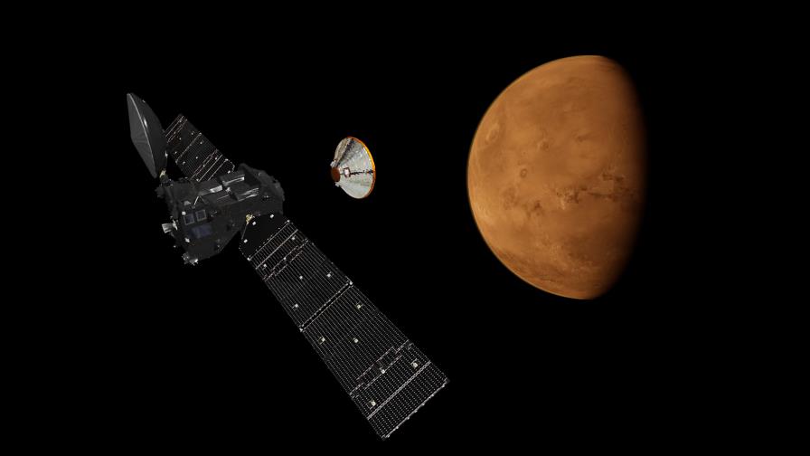 Un nuevo satélite europeo orbita Marte, pero no se sabe de Schiaparelli
