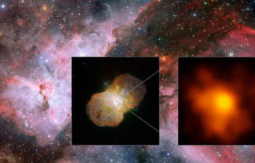 Captan fuertes choques de viento en el reconocido sistema estelar Eta Carinae