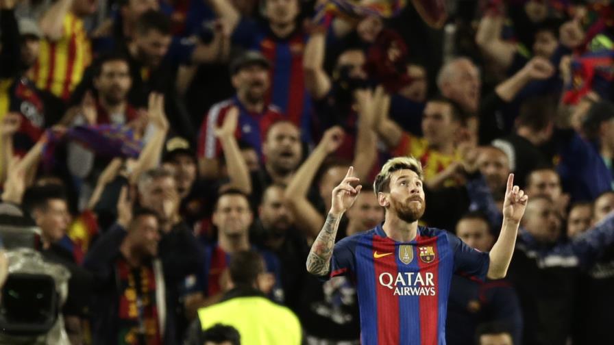 Messi marca diferencias con triplete y Barsa golea al City 