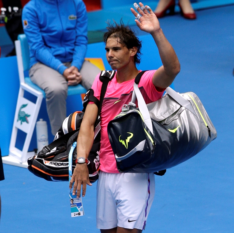 El tenista español Rafael Nadal le dice adiós a la competencia este año, debido a las lesiones