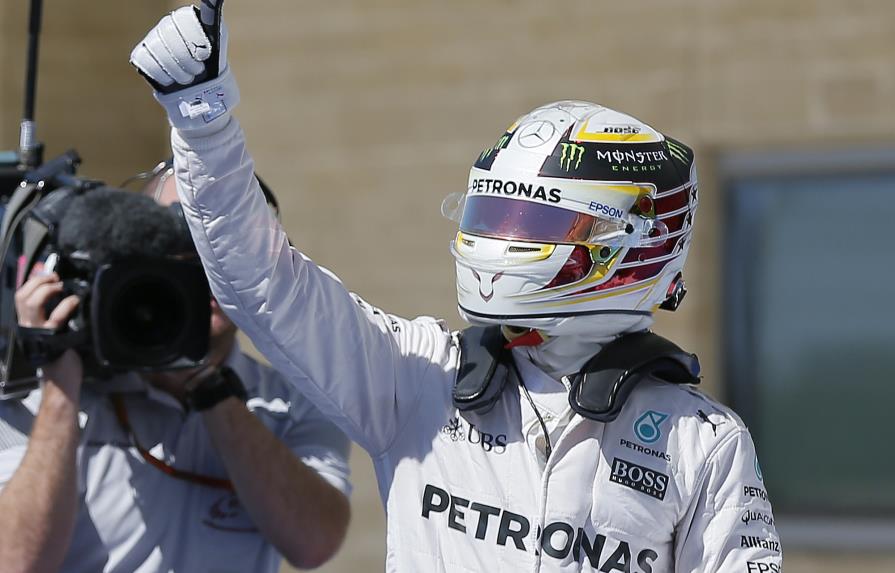 Lewis Hamilton saldrá primero en el circuito de Estados Unidos de F1