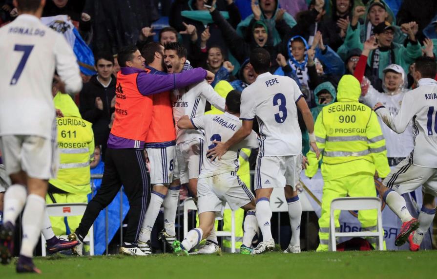Morata salva al Madrid y le pone líder por encima de Sevilla 