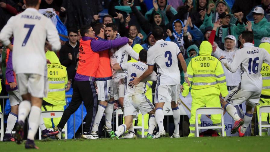 Morata salva al Madrid y le pone líder por encima de Sevilla 