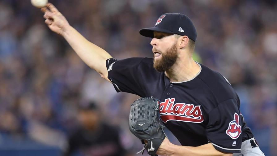 Kluber abrirá por Indios en 1er juego de la Serie Mundial 