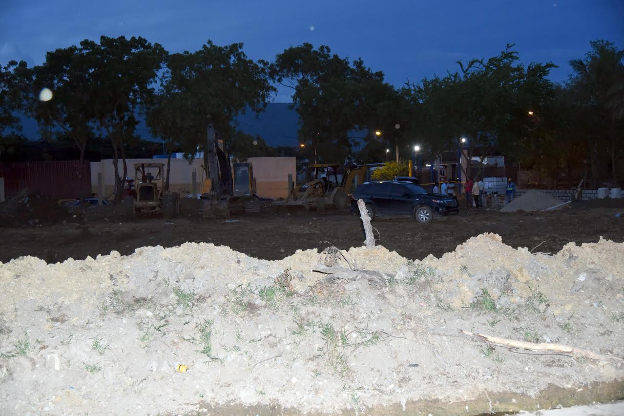 Terrenos en la urbanización El Ejecutivo donde será realizado el mercado de pulga de Santiago