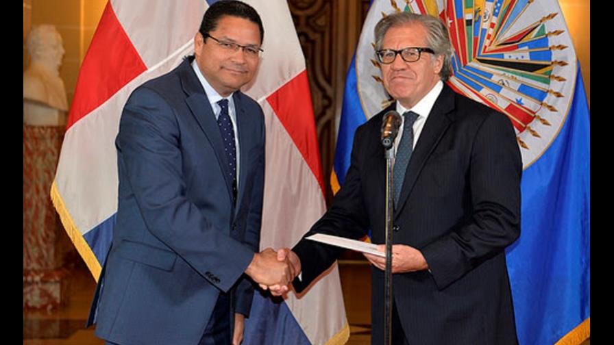 Representante dominicano ante la OEA presenta credenciales