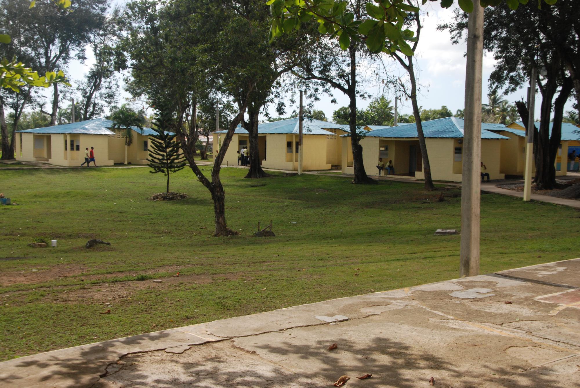 Un área de recreación dentro del antiguo vacacional, imagen de 2015.