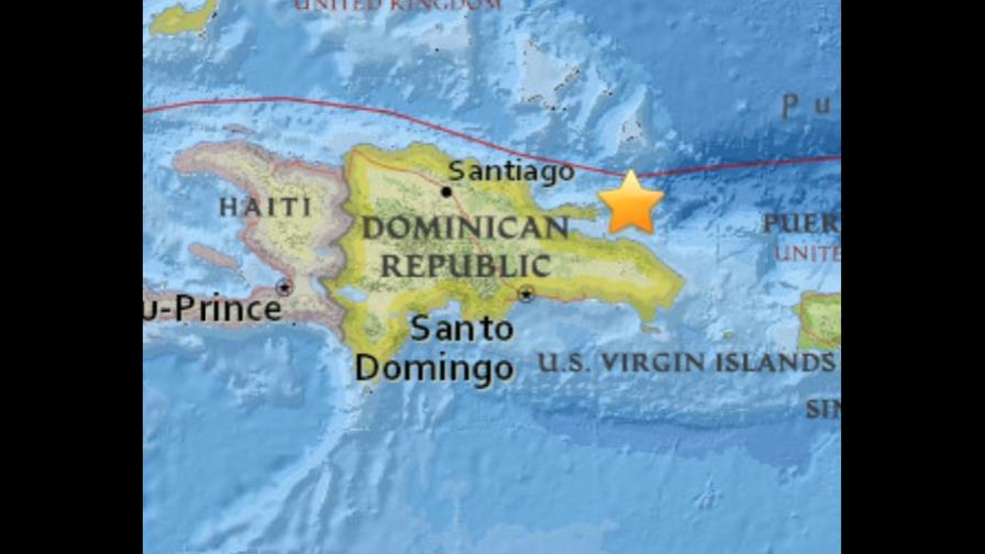Sismo de magnitud 4.8 se siente en República Dominicana