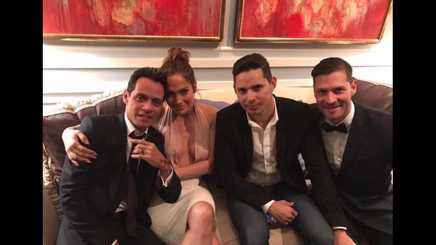 Jennifer López y Marc Anthony muy juntos Jennifer López y Marc Anthony muy juntos