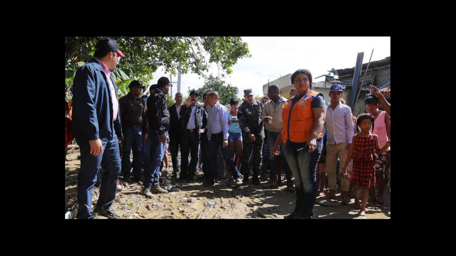 Presidente Medina recorre el Cibao para dar seguimiento a la situación provocada por las lluvias