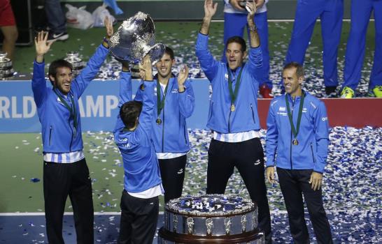 Argentina se estrena en la cima del nivel mundial del tenis al ganar la final de la Copa Davis
