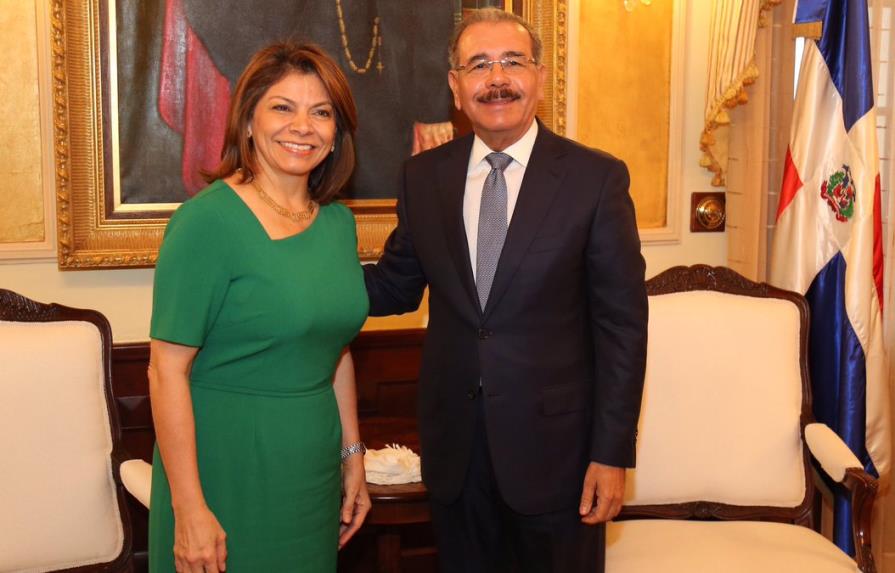 Laura Chinchilla elogia logros de la gestión de Danilo Medina