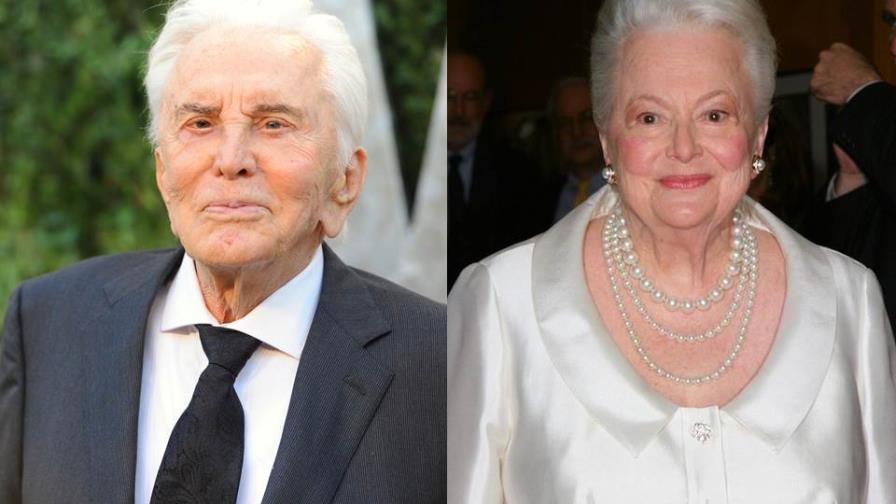 Kirk Douglas y Olivia de Havilland, dos estrellas de Hollywood que llegan a 100 años