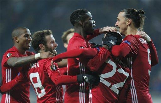 Manchester United avanza a 16vos de final en Liga Europa 