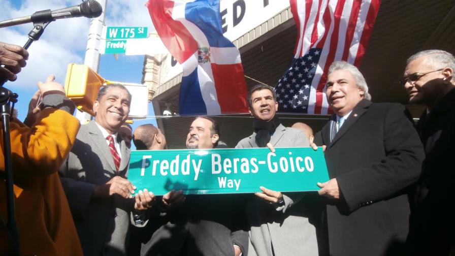 Freddy Beras Goico queda inmortalizado con calle en Nueva York; destacan legado 