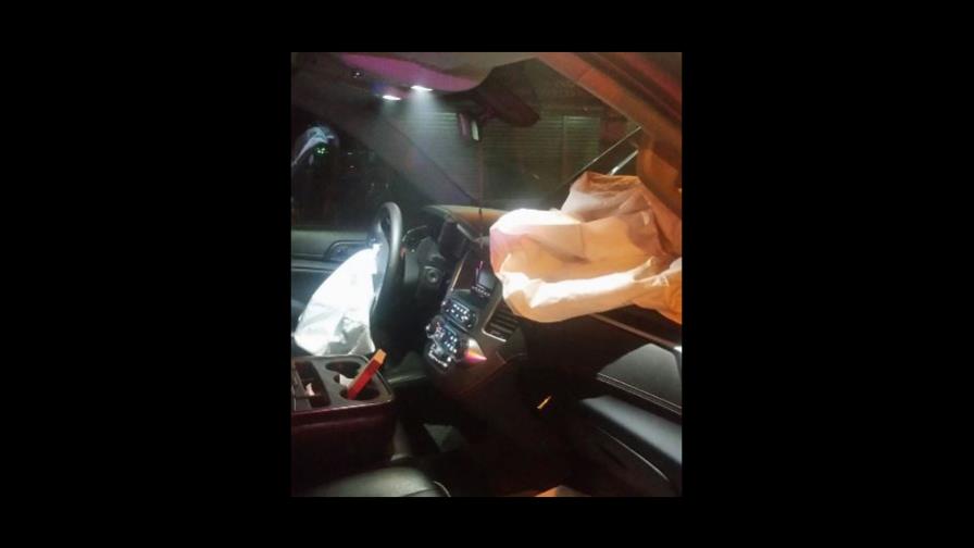 Sonia Mateo sufre accidente de tránsito Sonia Mateo sufre accidente de tránsito