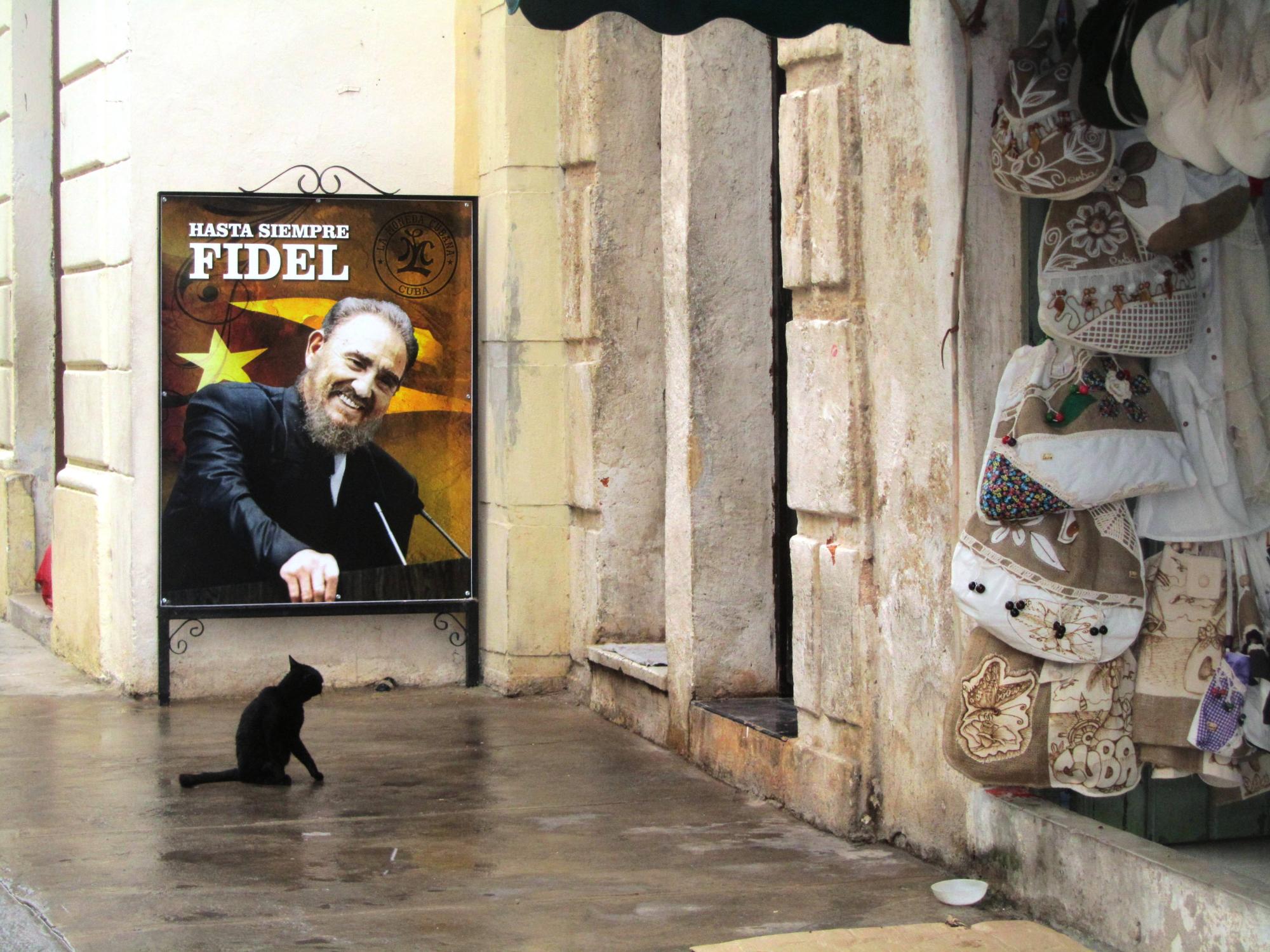 Los rostros de Fidel Castro no escasean 