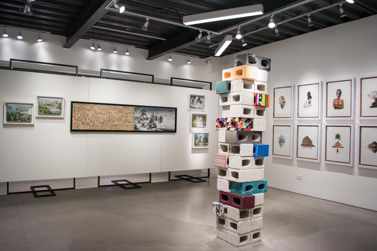 Vista de la exposición “Especies y espacios” 